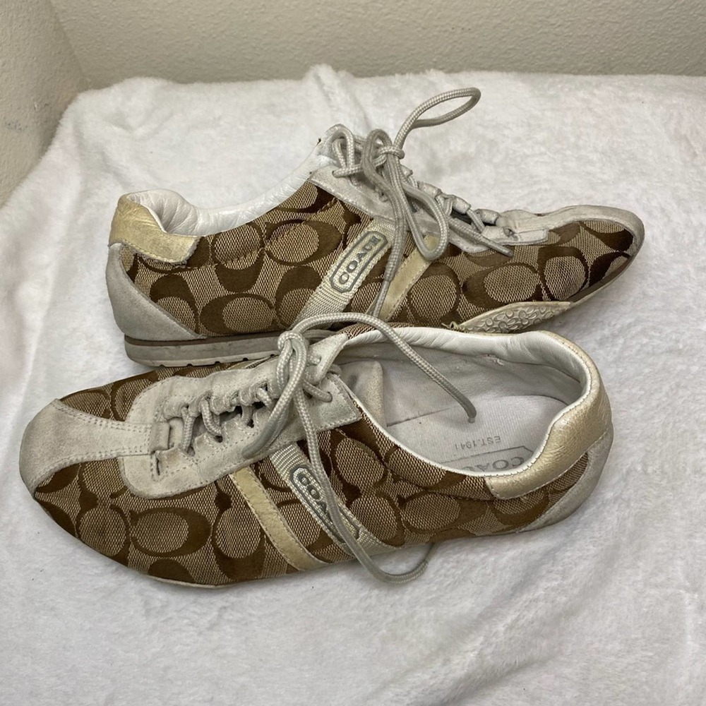 Coach sneaker shoes size 8 - Picture 7 of 8